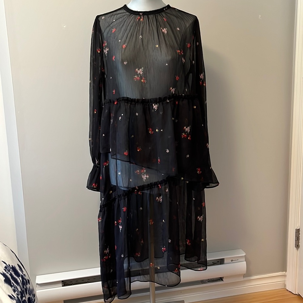 Who What Wear sheer dress